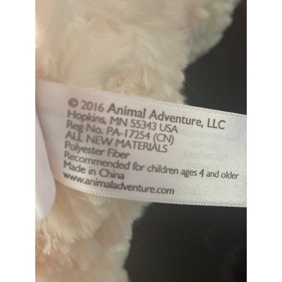 Fluffy Plush Bunny With Big Eyes & Pink Nose - The Huggable Fuzzball - Picture 7 of 9